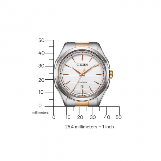 CITIZEN AW1756-89A HERENHORLOGE STAAL BICOLOR ECO-DRIVE