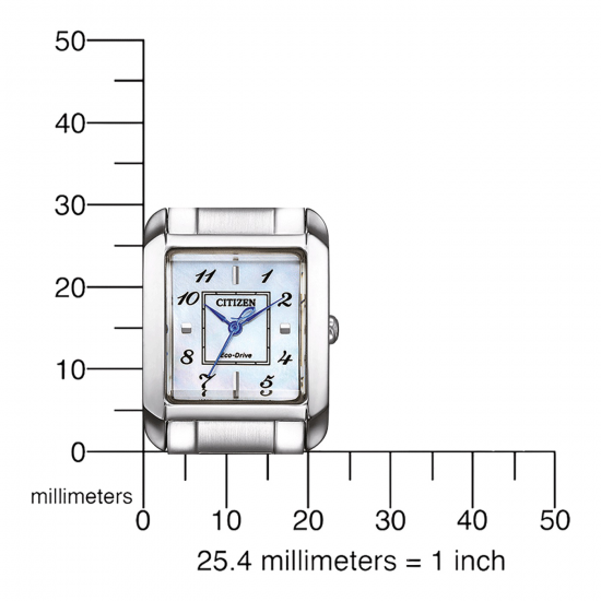 CITIZEN EW5600-87D DAMESHORLOGE ECO-DRIVE STAAL