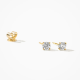 BLUSH LG7003G GOUDEN OORKNOPPEN MET LAB GROWN DIAMOND 0.90CT