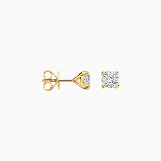 BLUSH LG7003G GOUDEN OORKNOPPEN MET LAB GROWN DIAMOND 0.90CT