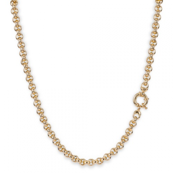 MONZARIO F1140071662 GG 14K. GEELGOUDEN COLLIER JASSERON