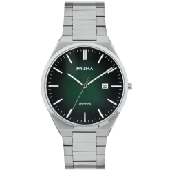 PRISMA P.2421 HERENHORLOGE STAAL 50M MET SAFFIERGLAS