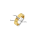 TI SENTO 12344ZY ZILVER VERGULDE RING MET ZIRKONIA