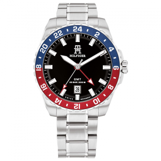 TOMMY HILFIGER TH1792131 HERENHORLOGE STAAL TH85 SWISS GMT