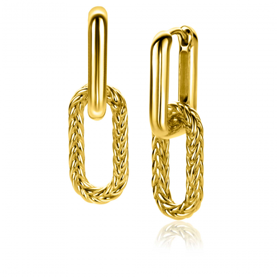 ZINZI ZIO2553G ZILVER VERGULDE OORHANGERS