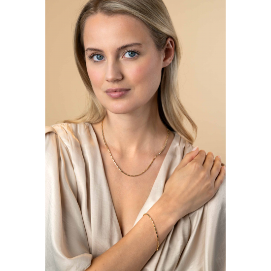 ZINZI ZGA452 GOUDEN ARMBAND STAAFJES