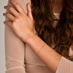 BLUSH 2187YZI GOUDEN ARMBAND MET LAB GROWN DIAMANT