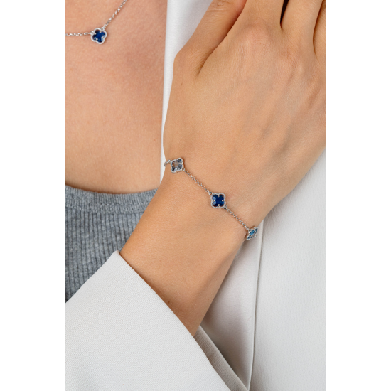 ZINZI ZIA2663B ZILVEREN ARMBAND KLAVER-4 ZINZI ZIA2663B ZILVEREN ARMBAND KLAVER-4
