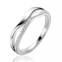 ZINZI ZIR2629 ZILVEREN RING ZIRKONIA