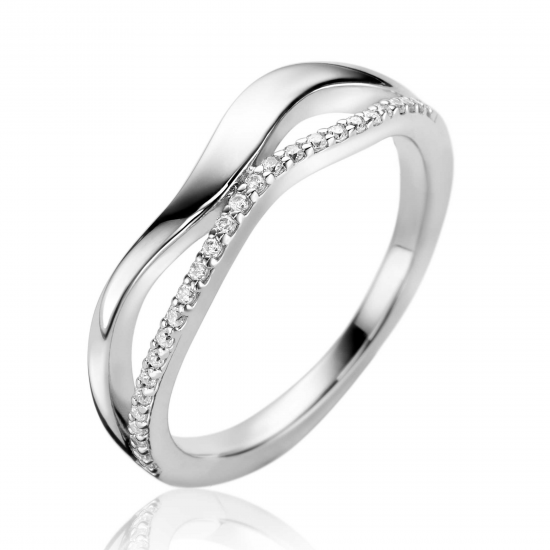 ZINZI ZIR2629 ZILVEREN RING ZIRKONIA