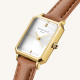 ROSEFIELD OWGLG-O86 DAMESHORLOGE VERGULD STAAL THE OCTAGON XS CAMEL LEATHER ROSEFIELD OWGLG-O86 DAMESHORLOGE VERGULD STAAL THE OCTAGON XS CAMEL LEATHER