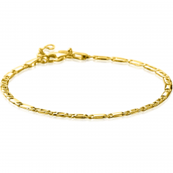 ZINZI ZGA499 GOUDEN ARMBAND MASSIEF VALKENOOG