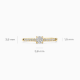 BLUSH LG1017Y GEELGOUDEN RING MET LAB GROWN DIAMOND 0.32CT