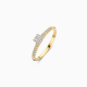 BLUSH LG1018Y GEELGOUDEN RING MET LAB GROWN DIAMOND 0.32CT