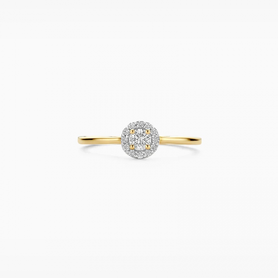BLUSH LG1023Y GEELGOUDEN RING MET LAB GROWN DIAMOND 0.50CT BLUSH LG1023Y GEELGOUDEN RING MET LAB GROWN DIAMOND 0.50CT