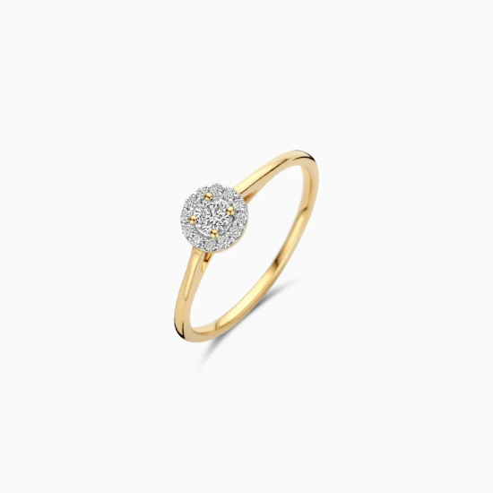 BLUSH LG1023Y GEELGOUDEN RING MET LAB GROWN DIAMOND 0.50CT BLUSH LG1023Y GEELGOUDEN RING MET LAB GROWN DIAMOND 0.50CT