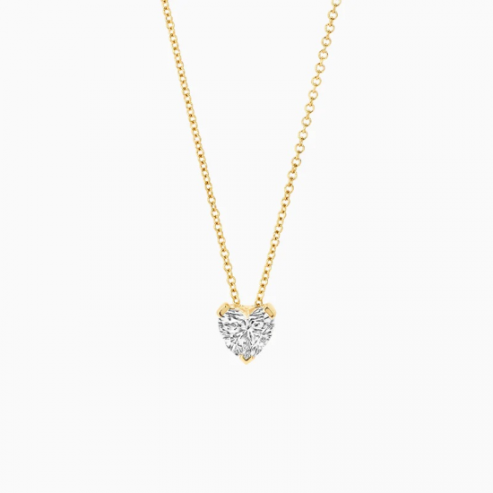 BLUSH LG3011Y GEELGOUDEN COLLIER MET LAB GROWN DIAMOND HARTHANGER 0.40CT BLUSH LG3011Y GEELGOUDEN COLLIER MET LAB GROWN DIAMOND HARTHANGER 0.40CT