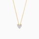 BLUSH LG3011Y GEELGOUDEN COLLIER MET LAB GROWN DIAMOND HARTHANGER 0.40CT BLUSH LG3011Y GEELGOUDEN COLLIER MET LAB GROWN DIAMOND HARTHANGER 0.40CT