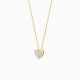 BLUSH LG3011Y GEELGOUDEN COLLIER MET LAB GROWN DIAMOND HARTHANGER 0.40CT BLUSH LG3011Y GEELGOUDEN COLLIER MET LAB GROWN DIAMOND HARTHANGER 0.40CT