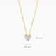 BLUSH LG3011Y GEELGOUDEN COLLIER MET LAB GROWN DIAMOND HARTHANGER 0.40CT BLUSH LG3011Y GEELGOUDEN COLLIER MET LAB GROWN DIAMOND HARTHANGER 0.40CT