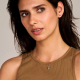 BLUSH 3617YDL GEELGOUDEN COLLIER MET HANGER MET TOPAAS EN DIAMANT BLUSH 3617YDL GEELGOUDEN COLLIER MET HANGER MET TOPAAS EN DIAMANT