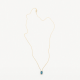 BLUSH 3617YDL GEELGOUDEN COLLIER MET HANGER MET TOPAAS EN DIAMANT BLUSH 3617YDL GEELGOUDEN COLLIER MET HANGER MET TOPAAS EN DIAMANT