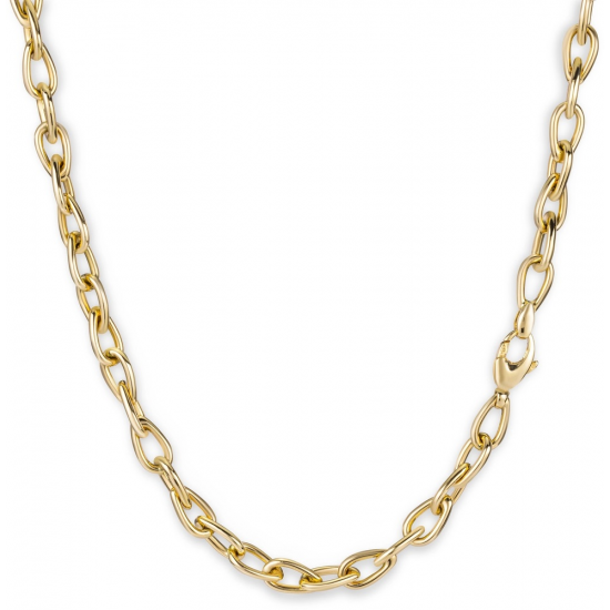 MONZARIO 993-C GEEL 14K. GEELGOUDEN COLLIER FANTASIESCHAKEL MONZARIO 993-C GEEL 14K. GEELGOUDEN COLLIER FANTASIESCHAKEL