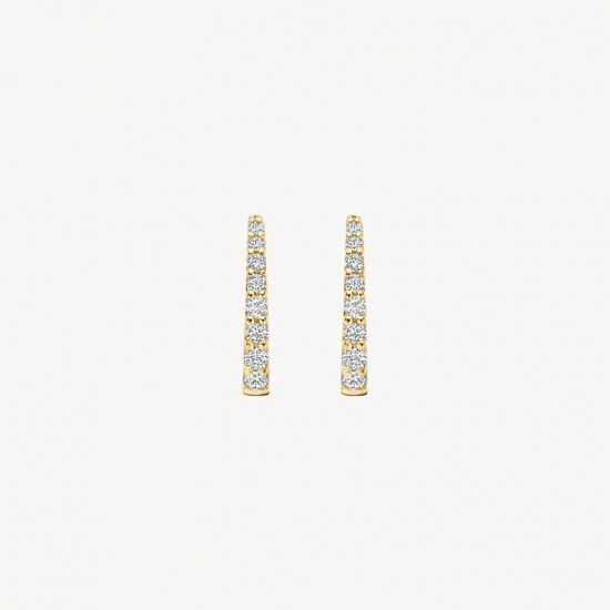 BLUSH 7341YZI GOUDEN OORRINGEN MET ZIRKONIA BLUSH 7341YZI GOUDEN OORRINGEN MET ZIRKONIA