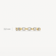 BLUSH 1257BZI BICOLOR GOUDEN RING ZIRKONIA BLUSH 1257BZI BICOLOR GOUDEN RING ZIRKONIA