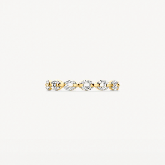 BLUSH 1257BZI BICOLOR GOUDEN RING ZIRKONIA BLUSH 1257BZI BICOLOR GOUDEN RING ZIRKONIA