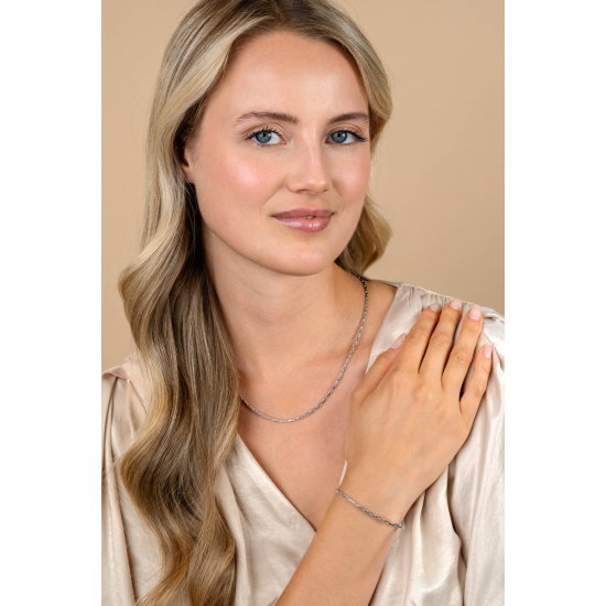 ZINZI ZIA2648 ZILVEREN ARMBAND SCHAKELS ZINZI ZIA2648 ZILVEREN ARMBAND SCHAKELS