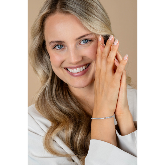 ZINZI ZIA2665 ZILVEREN ARMBAND MET ZIRKONIA ZINZI ZIA2665 ZILVEREN ARMBAND MET ZIRKONIA