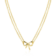 ZINZI ZIC2677 ZILVEREN COLLIER VERGULD STRIK ZINZI ZIC2677 ZILVEREN COLLIER VERGULD STRIK