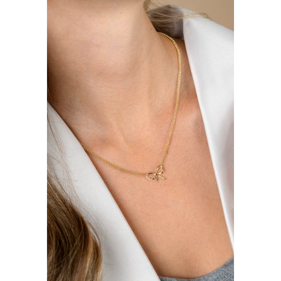 ZINZI ZIC2677 ZILVEREN COLLIER VERGULD STRIK ZINZI ZIC2677 ZILVEREN COLLIER VERGULD STRIK
