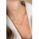 ZINZI ZIC2677 ZILVEREN COLLIER VERGULD STRIK ZINZI ZIC2677 ZILVEREN COLLIER VERGULD STRIK