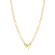 ZINZI ZIC2677 ZILVEREN COLLIER VERGULD STRIK ZINZI ZIC2677 ZILVEREN COLLIER VERGULD STRIK