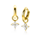 ZINZI ZICH2624 ZILVER VERGULDE OORHANGERS ZIRKONIA ZINZI ZICH2624 ZILVER VERGULDE OORHANGERS ZIRKONIA