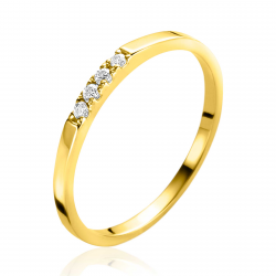 ZINZI ZGR407 14 KARAAT GOUDEN RING INFINITY