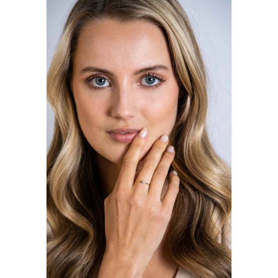 ZINZI ZGR370 14 KARAAT GOUDEN RING ZIRKONIA