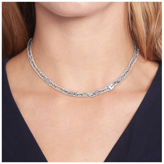 TOMMY HILFIGER JEWELS TJ2780785 STALEN SCHAKELCOLLIER TOMMY HILFIGER JEWELS TJ2780785 STALEN SCHAKELCOLLIER