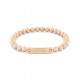 TOMMY HILFIGER JEWELS TJ2780935 ROSÉ VERGULD STALEN KRALENARMBAND
