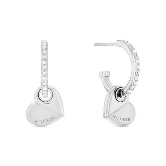 TOMMY HILFIGER JEWELS TJ2780907 STALEN OORHANGERS ZIRKONIA TOMMY HILFIGER JEWELS TJ2780907 STALEN OORHANGERS ZIRKONIA
