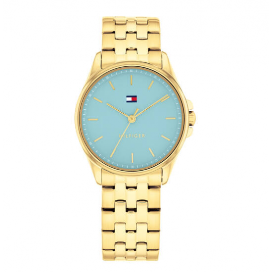 TOMMY HILFIGER TH1782776 DAMESHORLOGE VERGULD STAAL JADE TOMMY HILFIGER TH1782776 DAMESHORLOGE VERGULD STAAL JADE