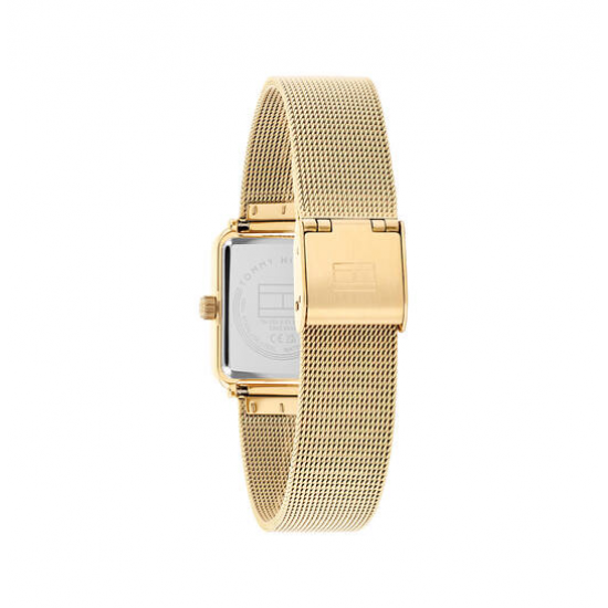 TOMMY HILFIGER TH1782791 DAMESHORLOGE VERGULD STAAL MET ZIRKONIA TEA TOMMY HILFIGER TH1782791 DAMESHORLOGE VERGULD STAAL MET ZIRKONIA TEA