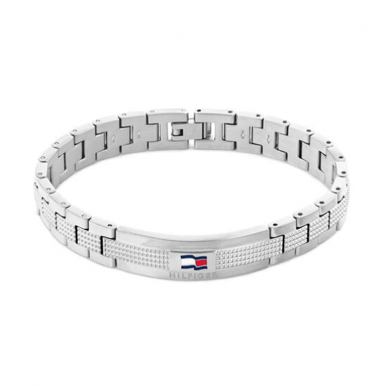 TOMMY HILFIGER JEWELS TJ2790419 HEREN ARMBAND STAAL NELSON TOMMY HILFIGER JEWELS TJ2790419 HEREN ARMBAND STAAL NELSON