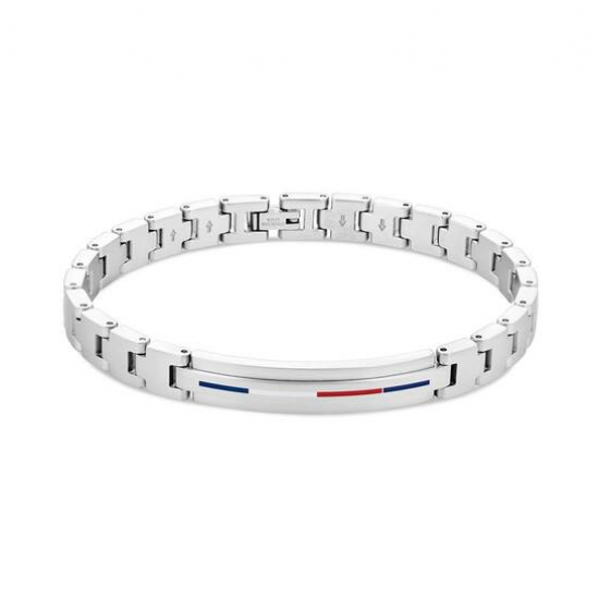 TOMMY HILFIGER JEWELS TJ2790313 HEREN ARMBAND STAAL FLAT ICONIC TOMMY HILFIGER JEWELS TJ2790313 HEREN ARMBAND STAAL FLAT ICONIC