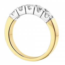 PAS DIAMONDS GBG0337 14K GOUDEN MEMOIRE RING MET NATUURLIJKE DIAMANT 1.00CT