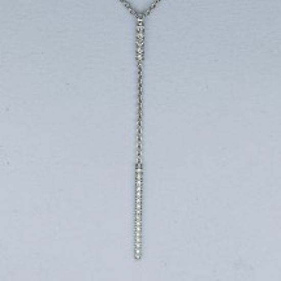 PAS DIAMONDS GPP2080 14K GEELGOUDEN Y-COLLIER MET NATUURLIJKE DIAMANTJES