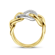 THE HOUSE OF JEWELS 4208994 BICOLOR GOUDEN RING MET NATUURLIJKE DIAMANT BENTHE THE HOUSE OF JEWELS 4208994 BICOLOR GOUDEN RING MET NATUURLIJKE DIAMANT BENTHE