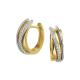 THE HOUSE OF JEWELS 4207801 BICOLOR GOUDEN OORRRINGEN MET NATUURLIJKE DIAMANT ALICIA THE HOUSE OF JEWELS 4207801 BICOLOR GOUDEN OORRRINGEN MET NATUURLIJKE DIAMANT ALICIA